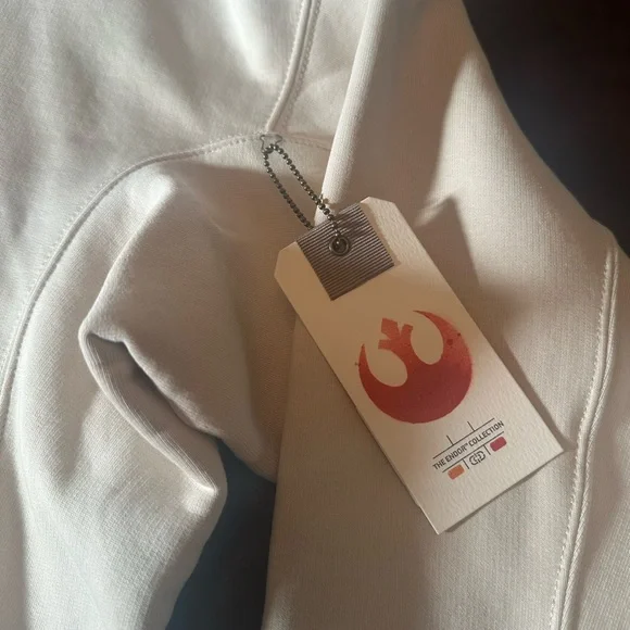 columbia star wars endor trees off white cream hoodie hooded pullover sweatshirt